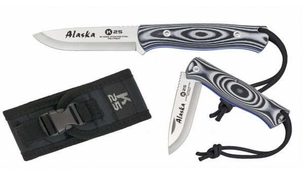 Navaja Táctica K25 18793 Alaska Blanco/Negro
