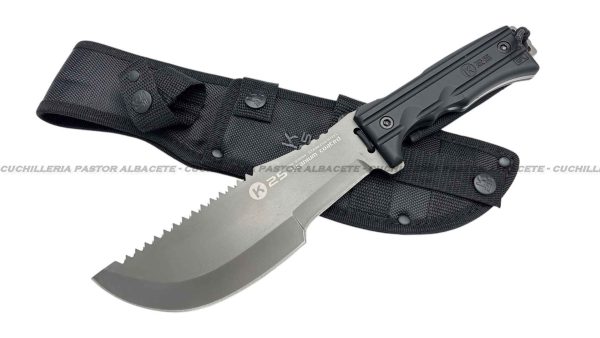Cuchillo K25 Táctico 32694 Enterizo con Sierra