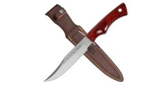 Muela Cazorla CAZ-16R es un cuchillo de caza de fabricación española, reconocido por su calidad artesanal y materiales nobles