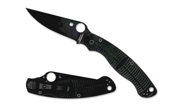 Spyderco Military 2 Salt Black DLC CPM MagnaCut: Resistencia y rendimiento en condiciones extremas