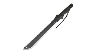 El Gerber Gator Machete es una herramienta de corte versátil y robusta, diseñada para enfrentar los desafíos más exigentes en entornos al aire libre.