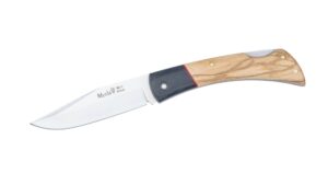 Navaja Muela BT‑9 OL.M | Hoja 9 cm – Olivo & Micarta – Back‑Lock Español