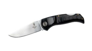 Navaja Muela Navalia‑10M.DX – Damasco y Micarta negra 3D