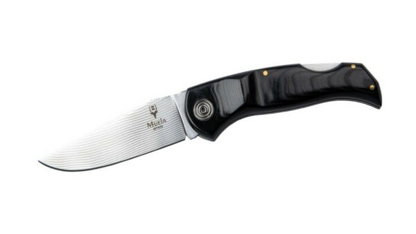 Navaja Muela Navalia‑10M.DX – Damasco y Micarta negra 3D