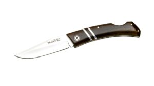 Navaja Muela ZX‑8GR – Navaja de caza con mango de granadillo y acero MoVa (X50CrMoV15)