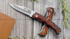 Navaja Cudeman Mikra 335-R Madera roja: calidad española