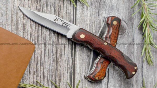 Navaja Cudeman Mikra 335-R Madera roja: calidad española