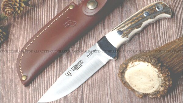 Cuchillo Cudeman Turón – Mango de Ciervo Natural
