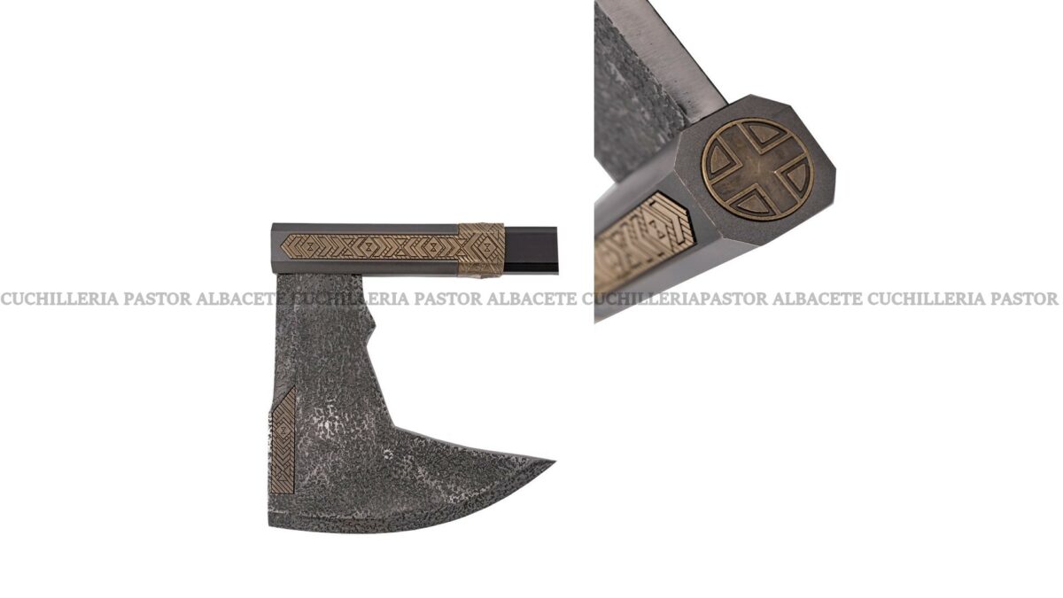 Hacha de Gimli «barbuda» – El Señor de los Anillos - Imagen 3