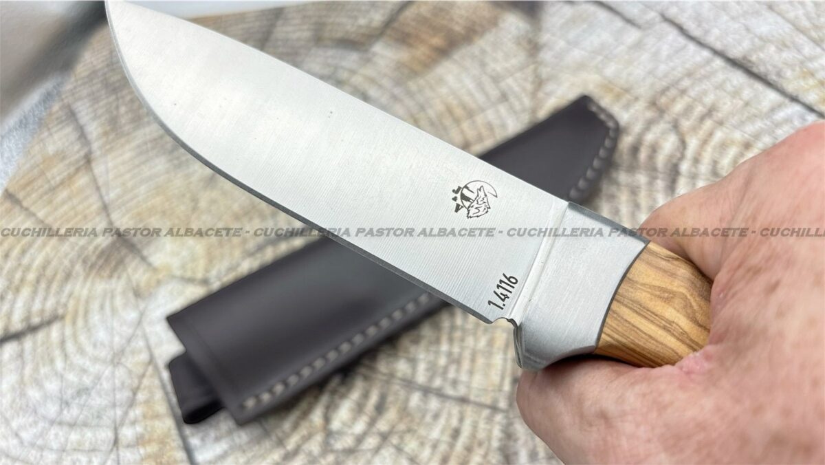 Cuchillo J&V CDA Ibex - Madera de Olivo -  Hoja 11 cm - Imagen 3