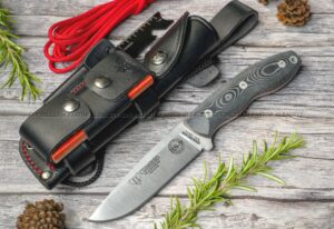 Cuchillo Cudeman BS9 Quercus 160-MC es una herramienta de bushcraft robusta, versátil