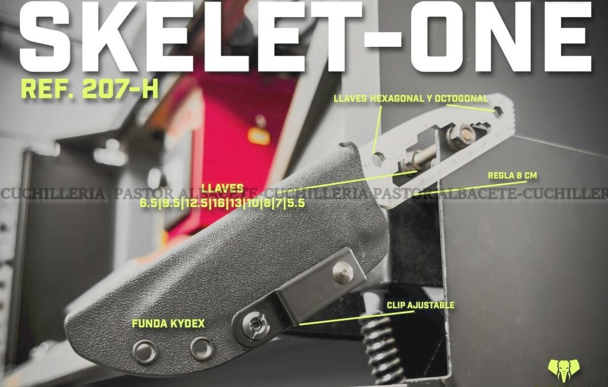 Cuchillo Cudeman Skelet One 207-H - Böhler N-695 - Kydex - Imagen 2