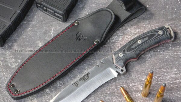 Cudeman 291-M-  Cadete Boina Verde –  Cuchillo Bushcraft, Micarta  & Böhler N695