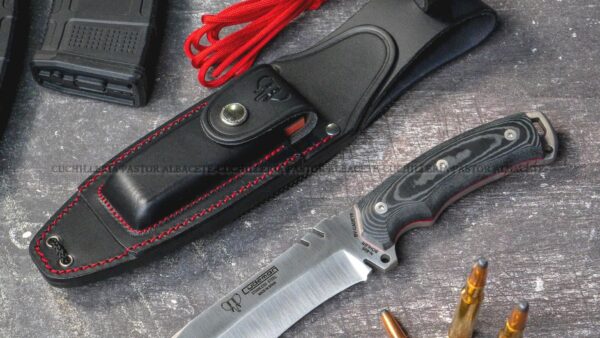 Cudeman 291-MC-  Cadete Boina Verde –  Cuchillo Bushcraft, Micarta  & Böhler N695