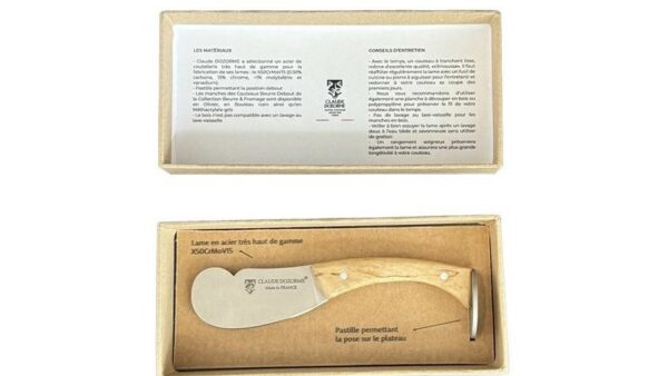 Cuchillo Claude Dozorme 2889 –  Especial para Mantequilla – Madera de Olivo