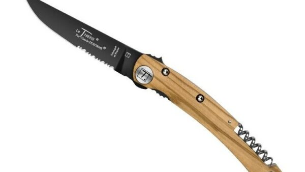 Navaja Claude Dozorme 4931ON - Le Thiers Design 2P - Olivo