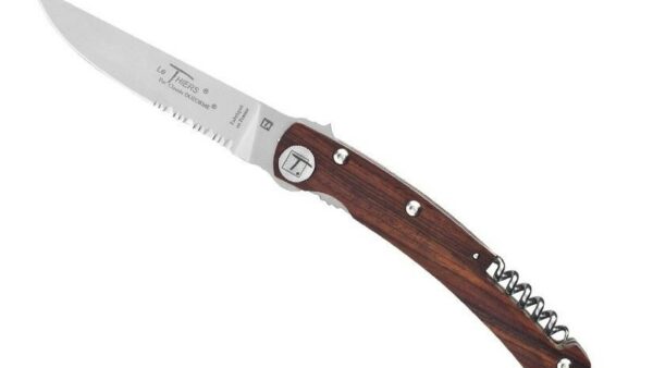 Navaja Claude Dozorme 4931V – Le Thiers Design 2P Vallernia | Acero X50CrMoV15, Sacacorchos y Fabricación Francesa