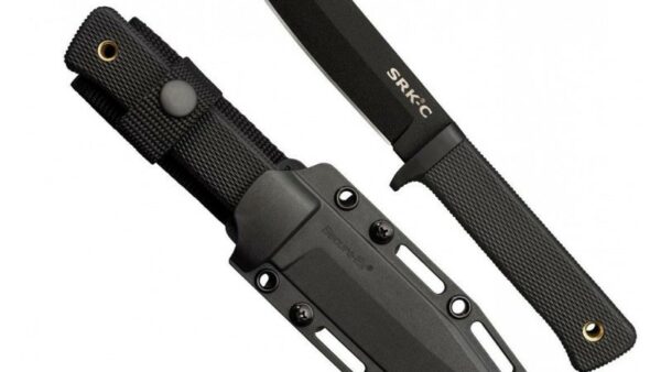 Cold Steel SRK Compact SK5 – CuchilloTáctico, Mango Kray-Ex