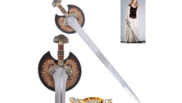 Espada de Eowyn – El Señor de los Anillos | Espada Ornamental con Soporte
