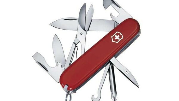 La Victorinox Super Tinker Roja es una navaja suiza de bolsillo clásica, diseñada para quienes buscan funcionalidad, resistencia y versatilidad en un solo producto.