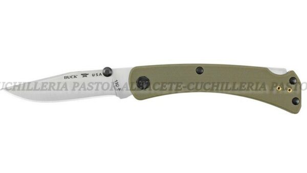 Navaja Buck 110 Slim Pro TRX G10 Verde 0110GRS3 Acero S30V