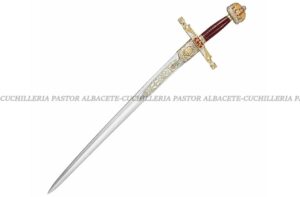 La Espada de Carlomagno, conocida como La Joyosa, es una réplica histórica inspirada en el arma atribuida al emperador que marcó el destino de Europa occidental.