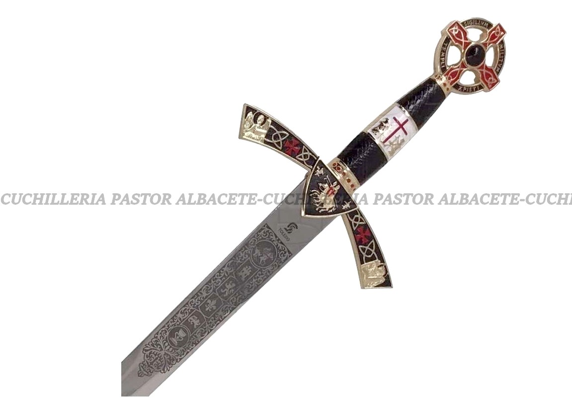 Art Gladius 3112 Espada Templaria Dorada - Imagen 3