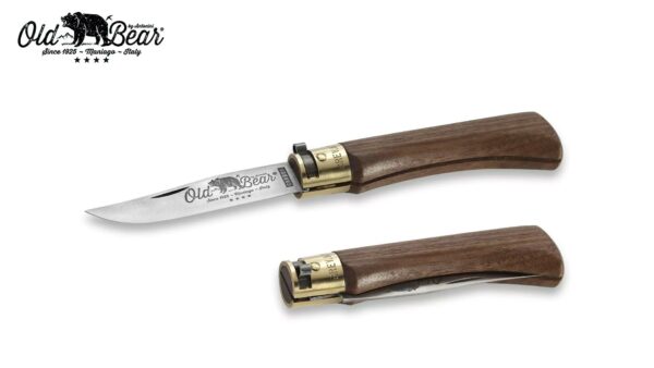 Navaja Antonini Old Bear Nogal Carbono 10 cm