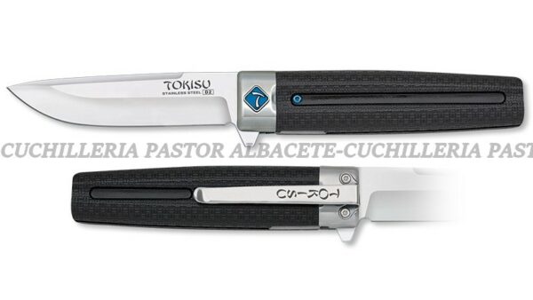 La navaja Tokisu G10 negra combina diseño moderno, precisión y materiales de alta calidad, siendo una excelente opción para uso diario (EDC) y actividades al aire libre.