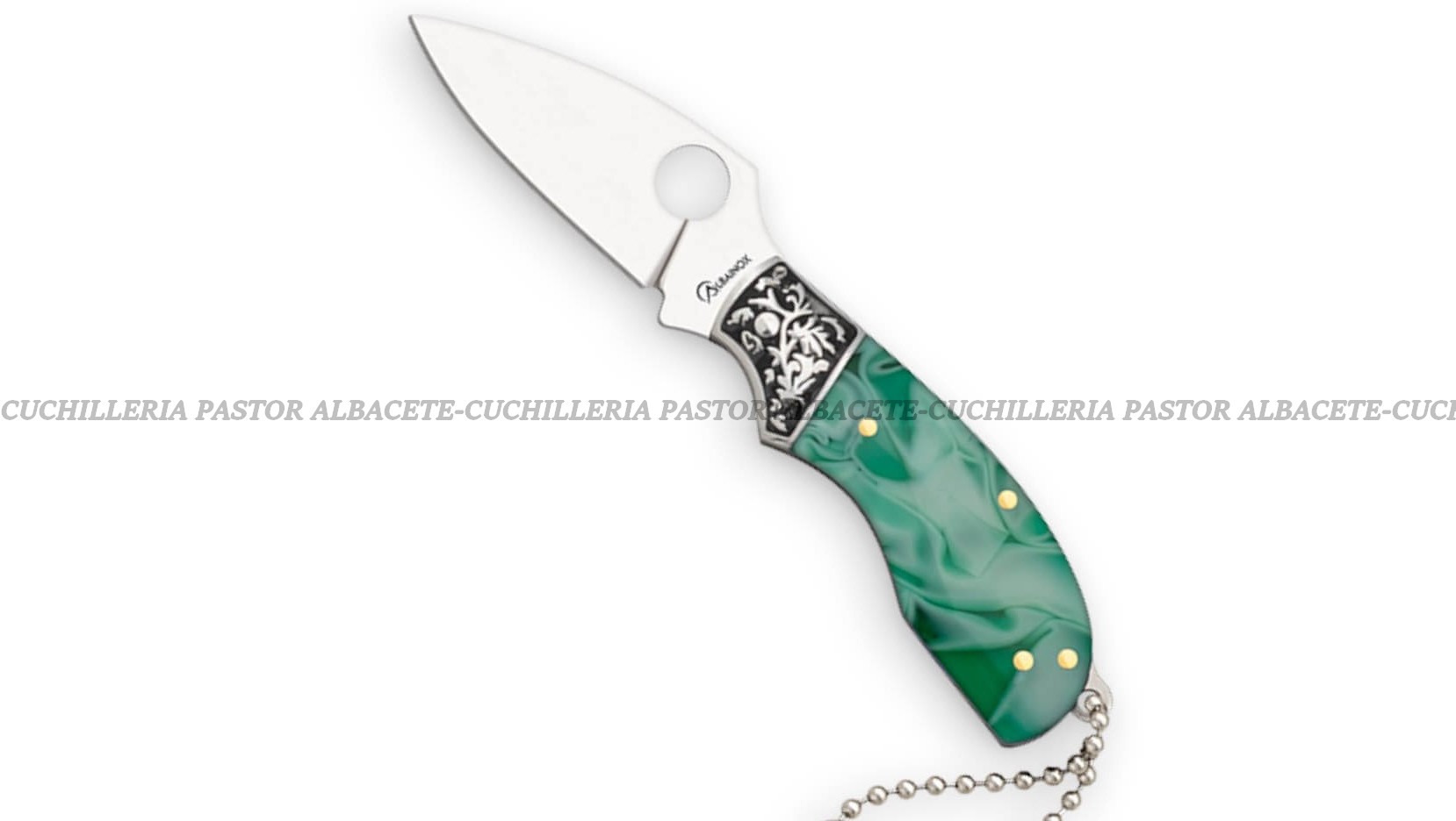 Navaja Albainox Llavero 25332 es una navaja compacta y elegante, ideal tanto para coleccionistas como para uso diario (EDC). Su diseño destaca por su tamaño reducido, funcionalidad y acabado decorativo.