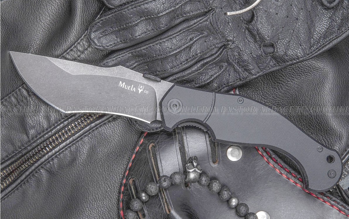 Navaja Muela Verdugo-10G Táctica G10 negro - Imagen 4