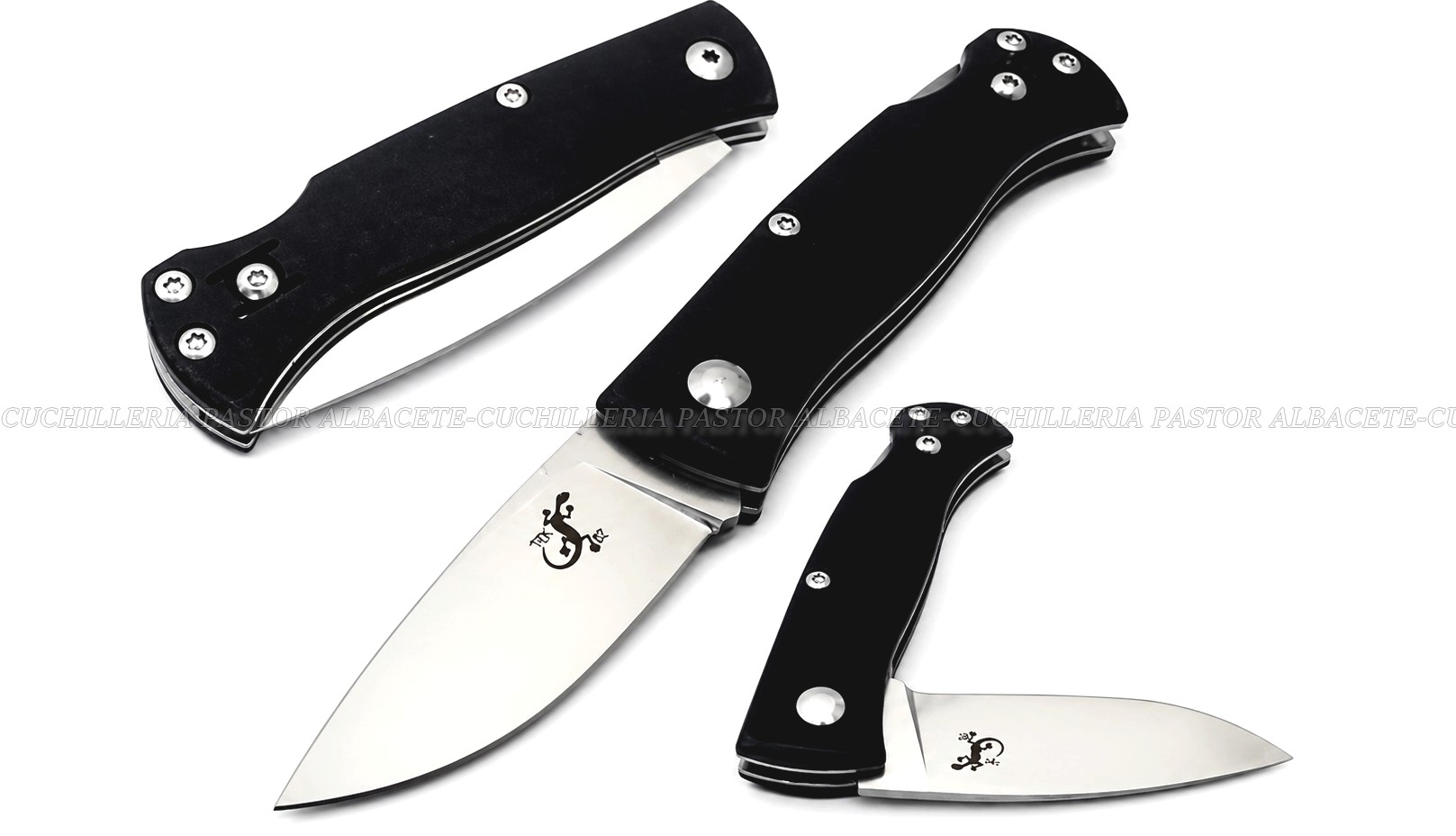 Navaja Salamandra Tek Géminis Flax 322522 | Acero D2 y Back Lock