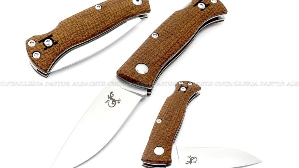 Navaja Salamandra Tek Géminis Flax 323522 | Acero D2 y Back Lock