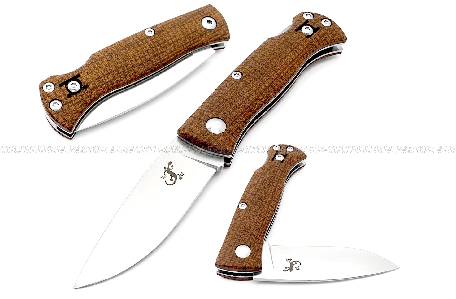 Navaja Salamandra Tek Géminis Flax 323522 | Acero D2 y Back Lock