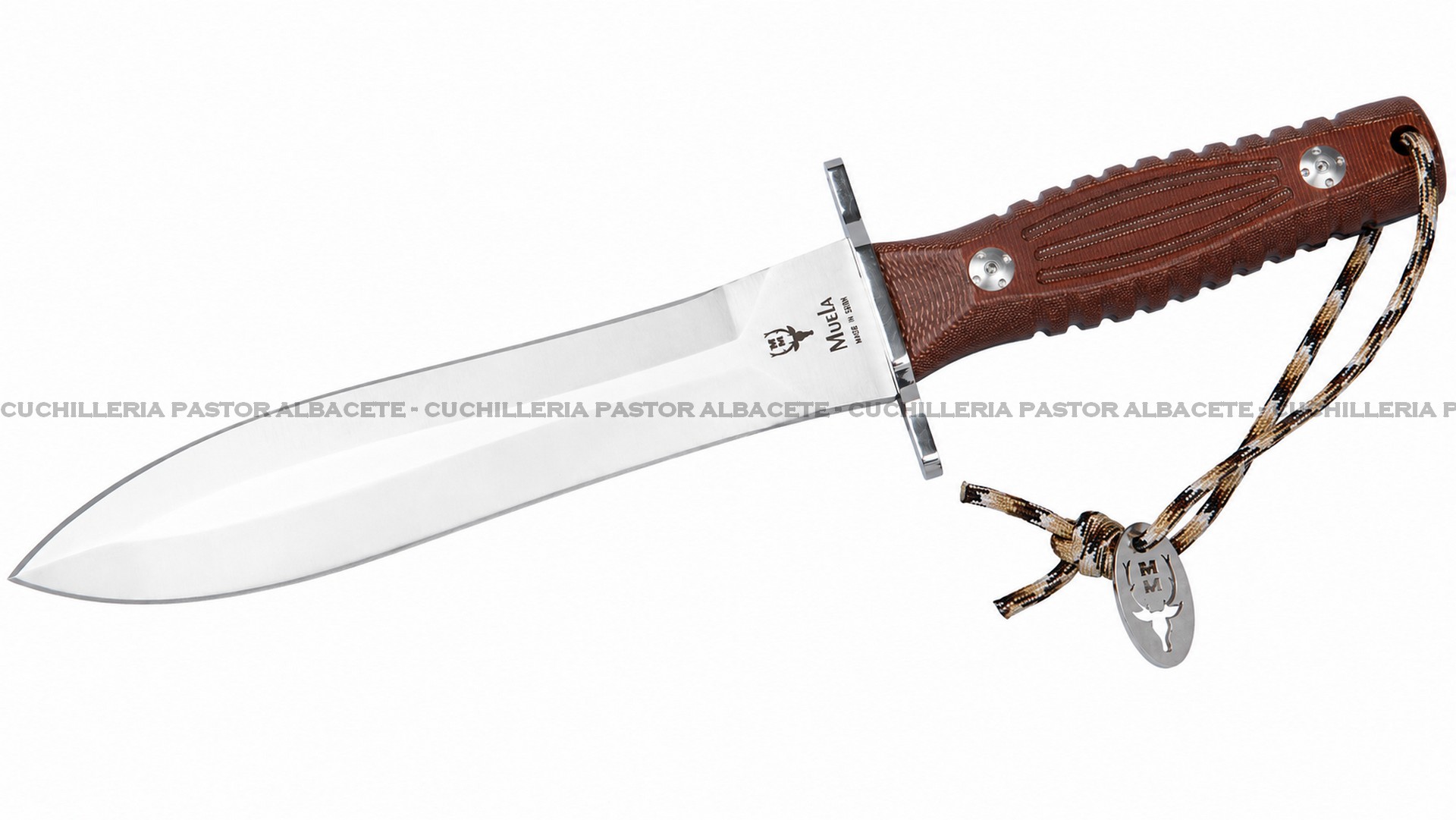 Muela DG-21R es una daga de caza y remate de alta gama diseñada para cazadores exigentes y coleccionistas que buscan calidad, resistencia y tradición artesana española.