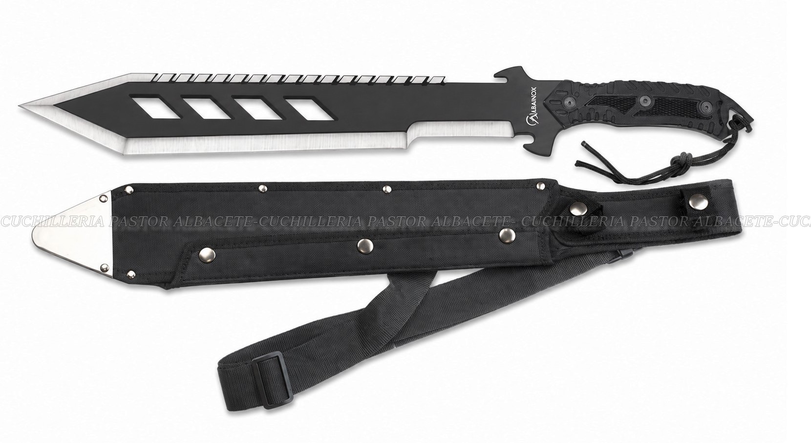 Cortacañas Albainox 44 cm Negro