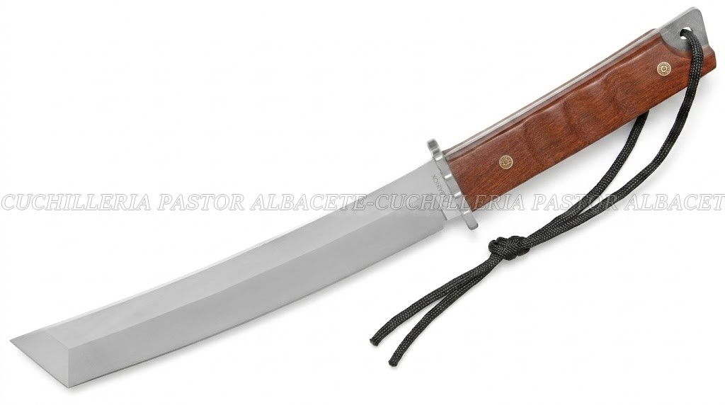 El Cuchillo Albainox Wakizashi 32865 es una pieza única inspirada en la legendaria espada corta samurái japonesa Wakizashi,