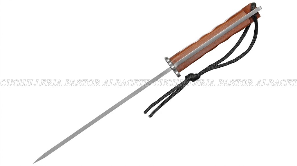 El Cuchillo Albainox Wakizashi 32865 es una pieza única inspirada en la legendaria espada corta samurái japonesa Wakizashi,