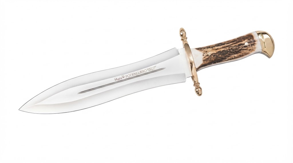 Cuchillo Muela Podenquero - Remate - Asta de Ciervo