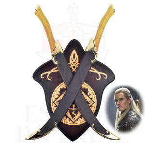 Dagas Élficas de Legolas – Réplicas de El Señor de los Anillos con Fundas