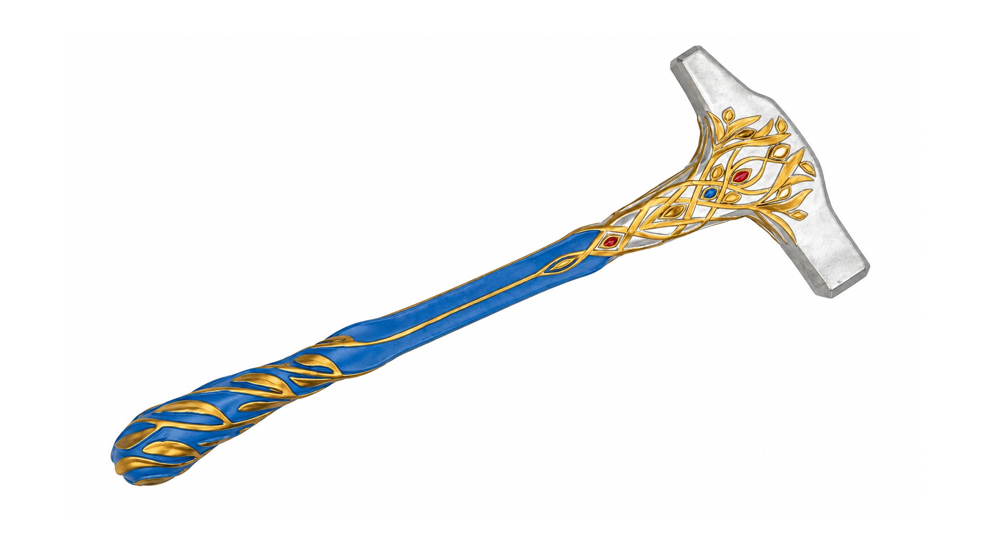 El Martillo de Celebrimbor es una réplica decorativa inspirada en el icónico martillo utilizado por el personaje de Celebrimbor en la serie Los Anillos del Poder.