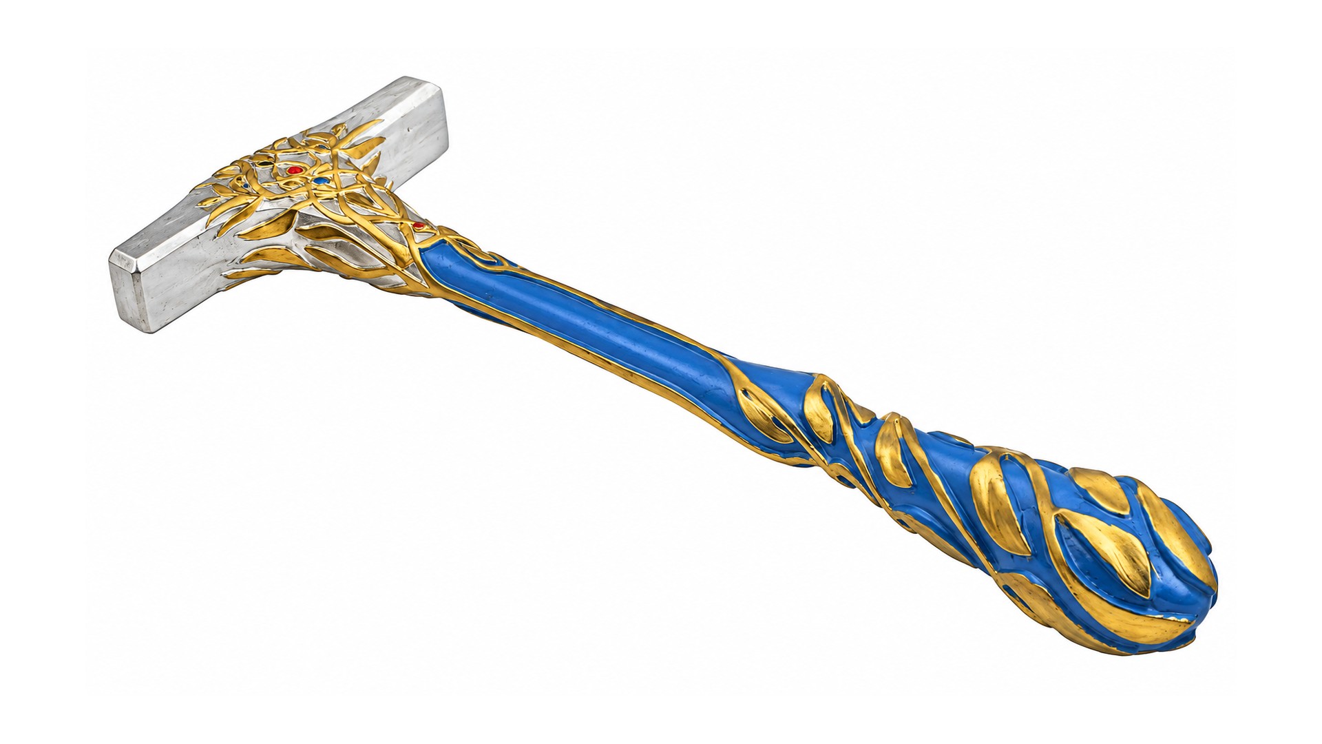 El Martillo de Celebrimbor es una réplica decorativa inspirada en el icónico martillo utilizado por el personaje de Celebrimbor en la serie Los Anillos del Poder.